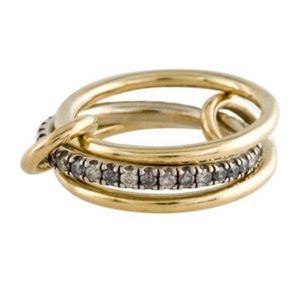 Spinelli Kilcollin diamond 2-tone sonny ring 6.25